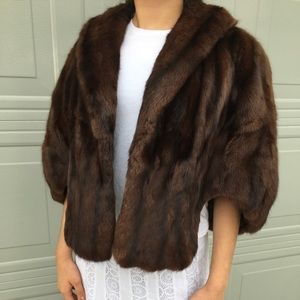 Authentic Mink Fur Stole